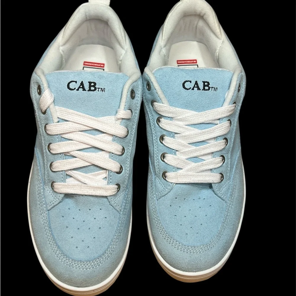 Size 10 -VANS Skate Cab 4 HALF CAB BABY BLUE MENS SNEAKERS SKATE NEW VN000D3J689